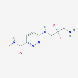 6-[(3-amino-2,2-difluoropropyl)amino]-N-methylpyridazine-3-carboxamide