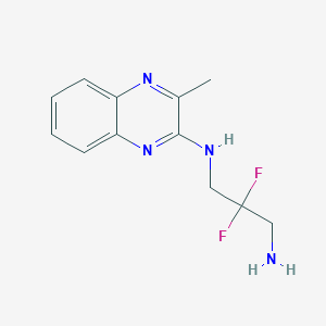 2,2-difluoro-N'-(3-methylquinoxalin-2-yl)propane-1,3-diamine