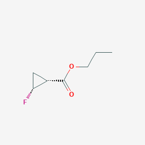 Propyl (1R,2R)-2-fluorocyclopropane-1-carboxylate