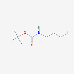 molecular formula C8H16INO2 B066455 叔丁基（3-碘丙基）氨基甲酸酯 CAS No. 167479-01-8