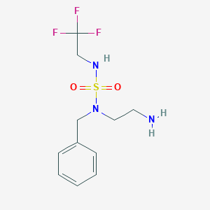 [2-Aminoethyl(2,2,2-trifluoroethylsulfamoyl)amino]methylbenzene