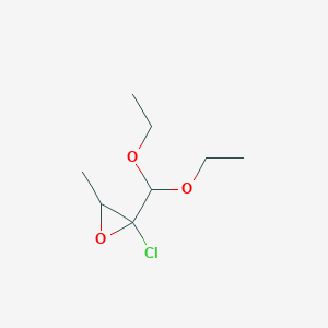 2-Chloro-2-(diethoxymethyl)-3-methyloxirane