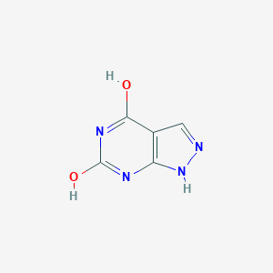 molecular formula C5H4N4O2 B066459 Oxypurinol CAS No. 184764-63-4