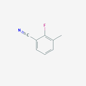 molecular formula C8H6FN B066463 2-Fluoro-3-methylbenzonitrile CAS No. 185147-07-3