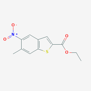 Ethyl 6-methyl-5-nitrobenzo[B]thiophene-2-carboxylate