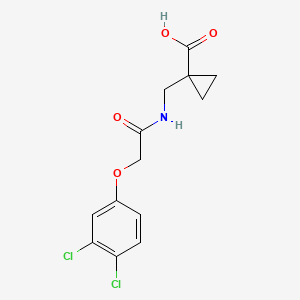1-[[[2-(3,4-Dichlorophenoxy)acetyl]amino]methyl]cyclopropane-1-carboxylic acid