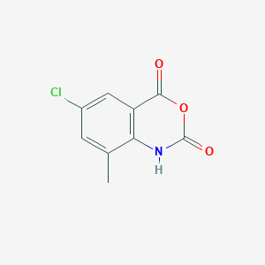 molecular formula C9H6ClNO3 B6647116 6-氯-8-甲基-1H-苯并[d][1,3]恶嗪-2,4-二酮 