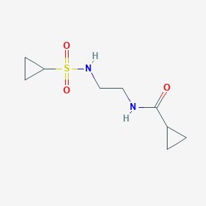 N-[2-(cyclopropylsulfonylamino)ethyl]cyclopropanecarboxamide