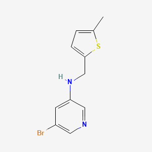 5-bromo-N-[(5-methylthiophen-2-yl)methyl]pyridin-3-amine