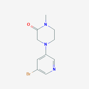 4-(5-Bromopyridin-3-yl)-1-methylpiperazin-2-one