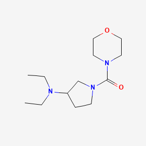 molecular formula C13H25N3O2 B6647781 [3-(Diethylamino)pyrrolidin-1-yl]-morpholin-4-ylmethanone 