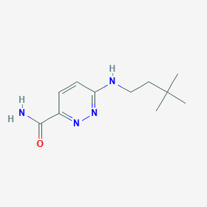 6-(3,3-Dimethylbutylamino)pyridazine-3-carboxamide