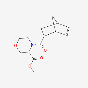 Methyl 4-(bicyclo[2.2.1]hept-5-ene-2-carbonyl)morpholine-3-carboxylate