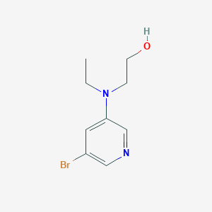 2-[(5-Bromopyridin-3-yl)-ethylamino]ethanol