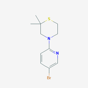 4-(5-Bromopyridin-2-yl)-2,2-dimethylthiomorpholine