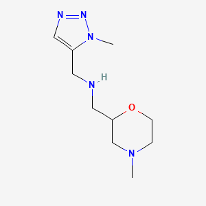 1-(4-methylmorpholin-2-yl)-N-[(3-methyltriazol-4-yl)methyl]methanamine