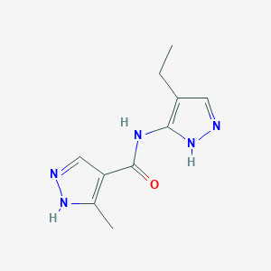 N-(4-ethyl-1H-pyrazol-5-yl)-5-methyl-1H-pyrazole-4-carboxamide