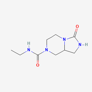 N-ethyl-3-oxo-1,2,5,6,8,8a-hexahydroimidazo[1,5-a]pyrazine-7-carboxamide