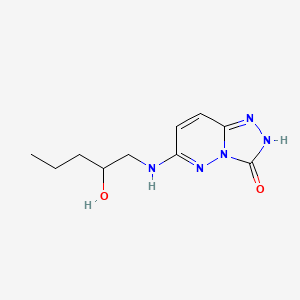 6-(2-hydroxypentylamino)-2H-[1,2,4]triazolo[4,3-b]pyridazin-3-one