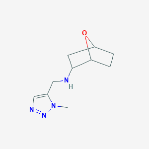 N-[(3-methyltriazol-4-yl)methyl]-7-oxabicyclo[2.2.1]heptan-2-amine