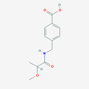 4-[(2-Methoxypropanoylamino)methyl]benzoic acid