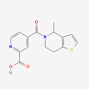 4-(4-methyl-6,7-dihydro-4H-thieno[3,2-c]pyridine-5-carbonyl)pyridine-2-carboxylic acid