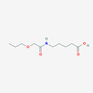 5-[(2-Propoxyacetyl)amino]pentanoic acid