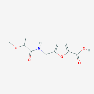 5-[(2-Methoxypropanoylamino)methyl]furan-2-carboxylic acid