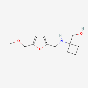 [1-[[5-(Methoxymethyl)furan-2-yl]methylamino]cyclobutyl]methanol