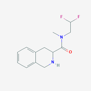 N-(2,2-difluoroethyl)-N-methyl-1,2,3,4-tetrahydroisoquinoline-3-carboxamide