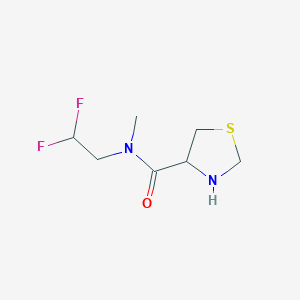 N-(2,2-difluoroethyl)-N-methyl-1,3-thiazolidine-4-carboxamide