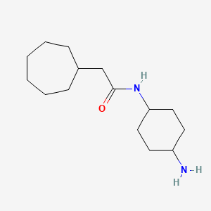 N-(4-aminocyclohexyl)-2-cycloheptylacetamide