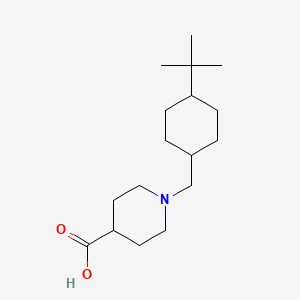 1-[(4-Tert-butylcyclohexyl)methyl]piperidine-4-carboxylic acid