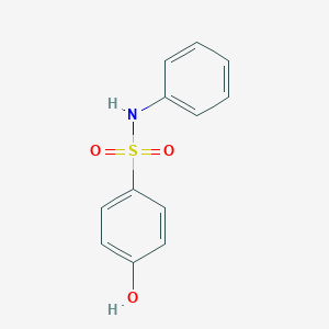 molecular formula C12H11NO3S B066482 4-hydroxy-N-phenylbenzenesulfonamide CAS No. 161356-05-4