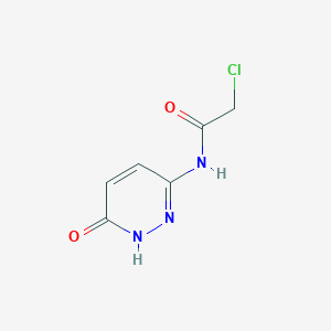 2-chloro-N-(6-oxo-1H-pyridazin-3-yl)acetamide