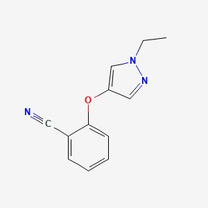 2-((1-Ethyl-1H-pyrazol-4-yl)oxy)benzonitrile