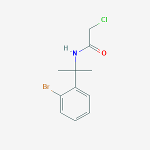 N-[2-(2-bromophenyl)propan-2-yl]-2-chloroacetamide