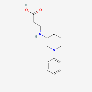 3-[[1-(4-Methylphenyl)piperidin-3-yl]amino]propanoic acid