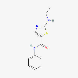 2-(ethylamino)-N-phenyl-1,3-thiazole-5-carboxamide