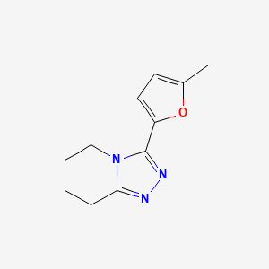 3-(5-Methylfuran-2-yl)-5,6,7,8-tetrahydro-[1,2,4]triazolo[4,3-a]pyridine