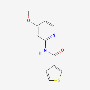 N-(4-methoxypyridin-2-yl)thiophene-3-carboxamide