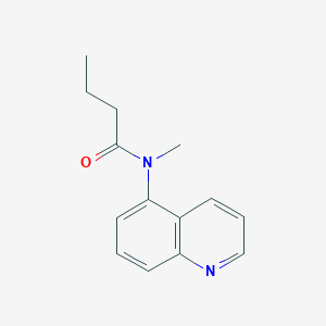 N-methyl-N-quinolin-5-ylbutanamide