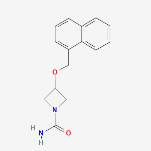 3-(Naphthalen-1-ylmethoxy)azetidine-1-carboxamide