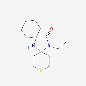 14-Ethyl-11-thia-7,14-diazadispiro[5.1.58.26]pentadecan-15-one