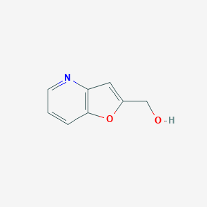 molecular formula C8H7NO2 B066503 Furo[3,2-b]pyridin-2-ylmethanol CAS No. 162537-61-3