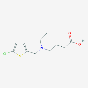 4-[(5-Chlorothiophen-2-yl)methyl-ethylamino]butanoic acid