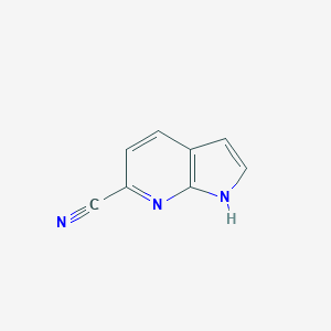molecular formula C8H5N3 B066550 6-Cyano-7-azaindole CAS No. 189882-33-5