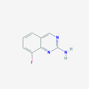 molecular formula C8H6FN3 B066582 8-Fluoroquinazolin-2-amine CAS No. 190274-25-0