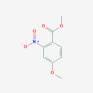 molecular formula C9H9NO5 B066586 Methyl 4-methoxy-2-nitrobenzoate CAS No. 181871-73-8