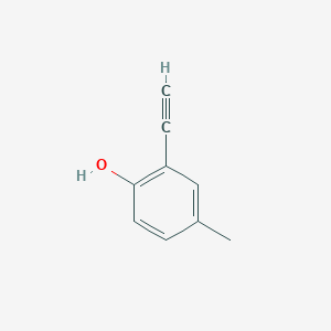 molecular formula C9H8O B066591 2-Ethynyl-4-methyl-phenol CAS No. 183589-14-2
